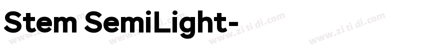 Stem SemiLight字体转换